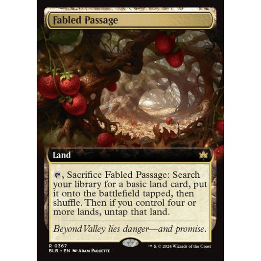 Fabled Passage, 367, rare, Magic: The Gathering, Bloomburrow