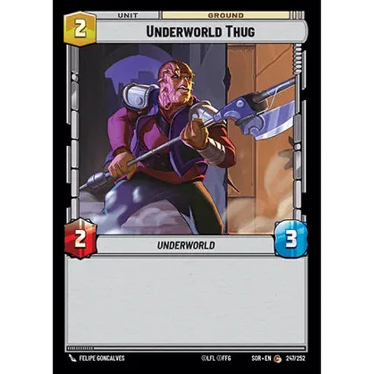 Underworld Thug, 247, C, Star Wars Unlimited, Sparks Of Rebellion