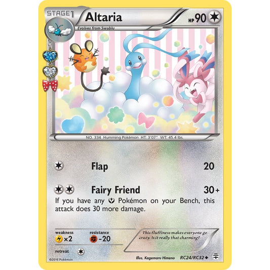 Altaria Uncommon RC24/RC32 Pokemon Card Game Generations