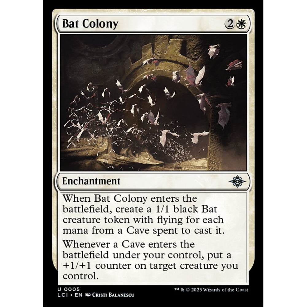 Bat Colony uncommon 5 Magic the Gathering The Lost Caverns of Ixalan