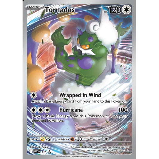 Tornadus Promo 210 Pokemon Card Game Scarlet & Violet Promos