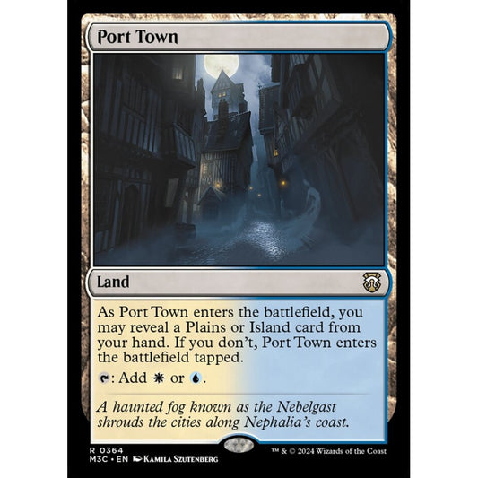 Port Town, 364, rare, Magic: The Gathering, Modern Horizons 3