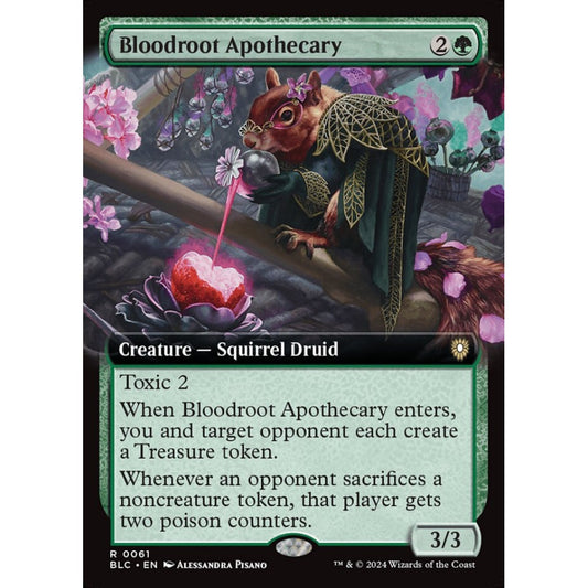 Bloodroot Apothecary, 61, rare, Magic: The Gathering, Bloomburrow Commander