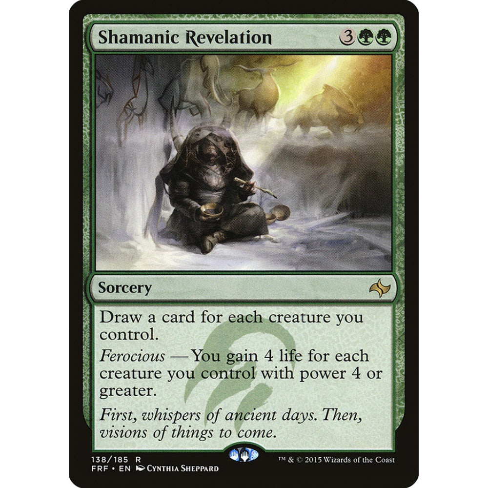 Shamanic Revelation rare 138 Magic the Gathering Fate Reforged