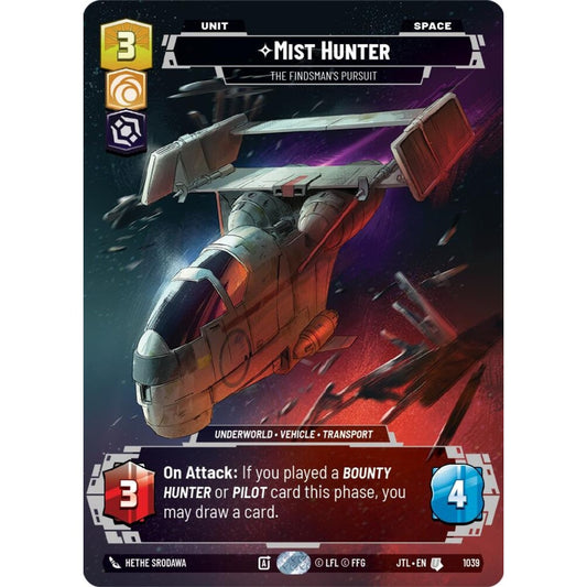 Mist Hunter, U, JTL 1039) Prestige, Star Wars Unlimited