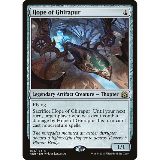 Hope of Ghirapur rare 154 Magic the Gathering Aether Revolt