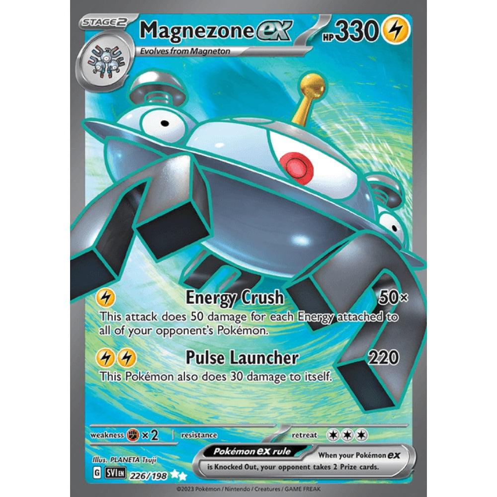 Magnezone ex Full Art 226/198 Pokemon Card Game Scarlet & Violet
