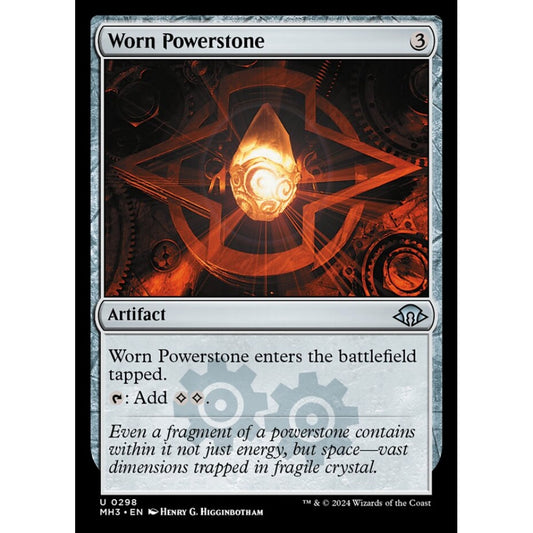 Worn Powerstone, 298, uncommon, Magic: The Gathering, Modern Horizons 3