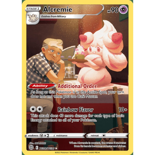 Alcremie Illustration Rare TG8/TG30 Pokemon Card Game Brilliant Stars