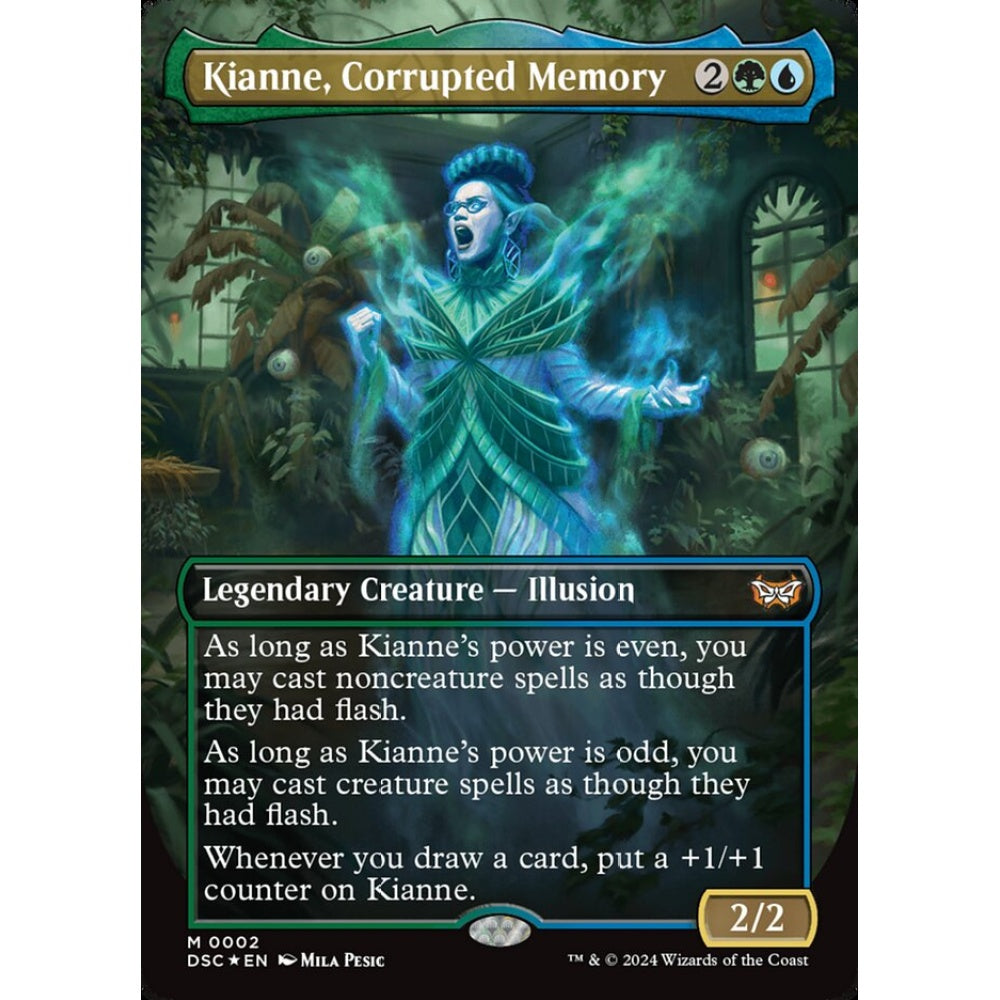 Kianne, Corrupted Memory, 2, mythic, Magic: The Gathering, Duskmourn: House of Horror