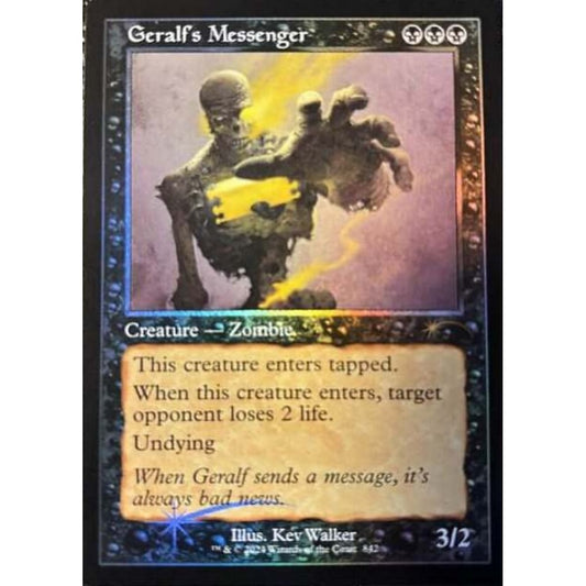Geralf's Messenger rare 842 Magic the Gathering Secret Lair Drop