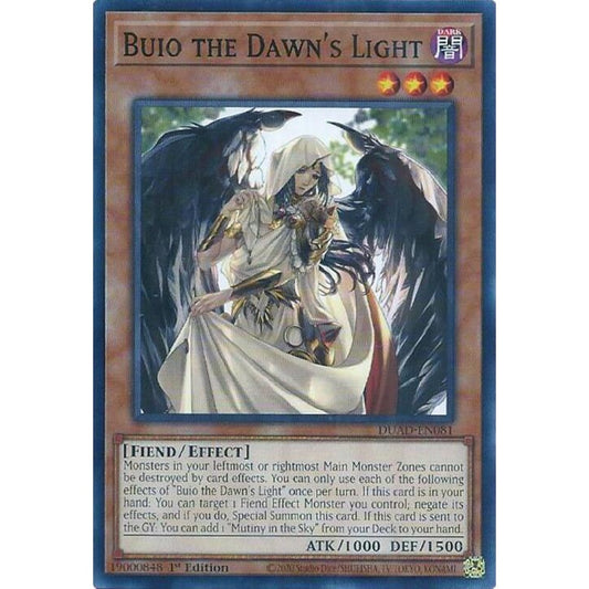 Buio the Dawn's Light DUAD-EN081 Common Yu-Gi-Oh Duelist's Advance