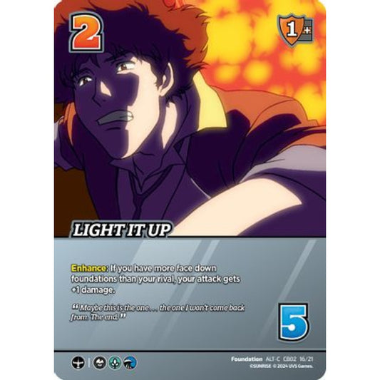 Light it Up, 16/21, C-ALT, UniVersus, Cowboy Bebop & Trigun Stampede