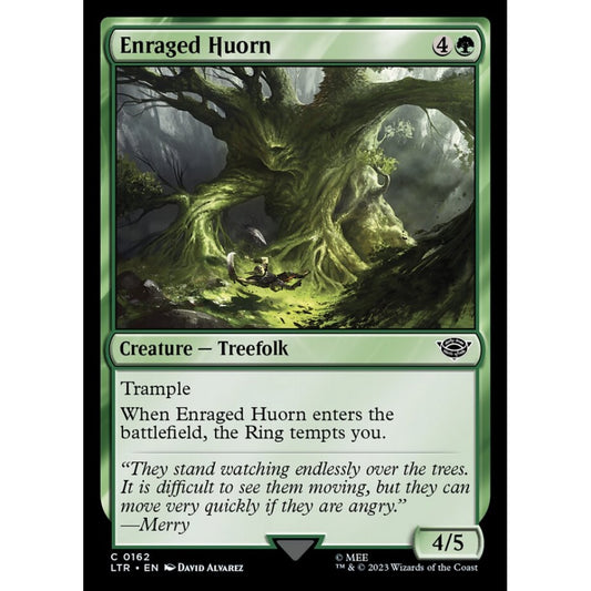 Enraged Huorn, common, 162, Magic the Gathering, The Lord of the Rings: Tales of Middle-earth