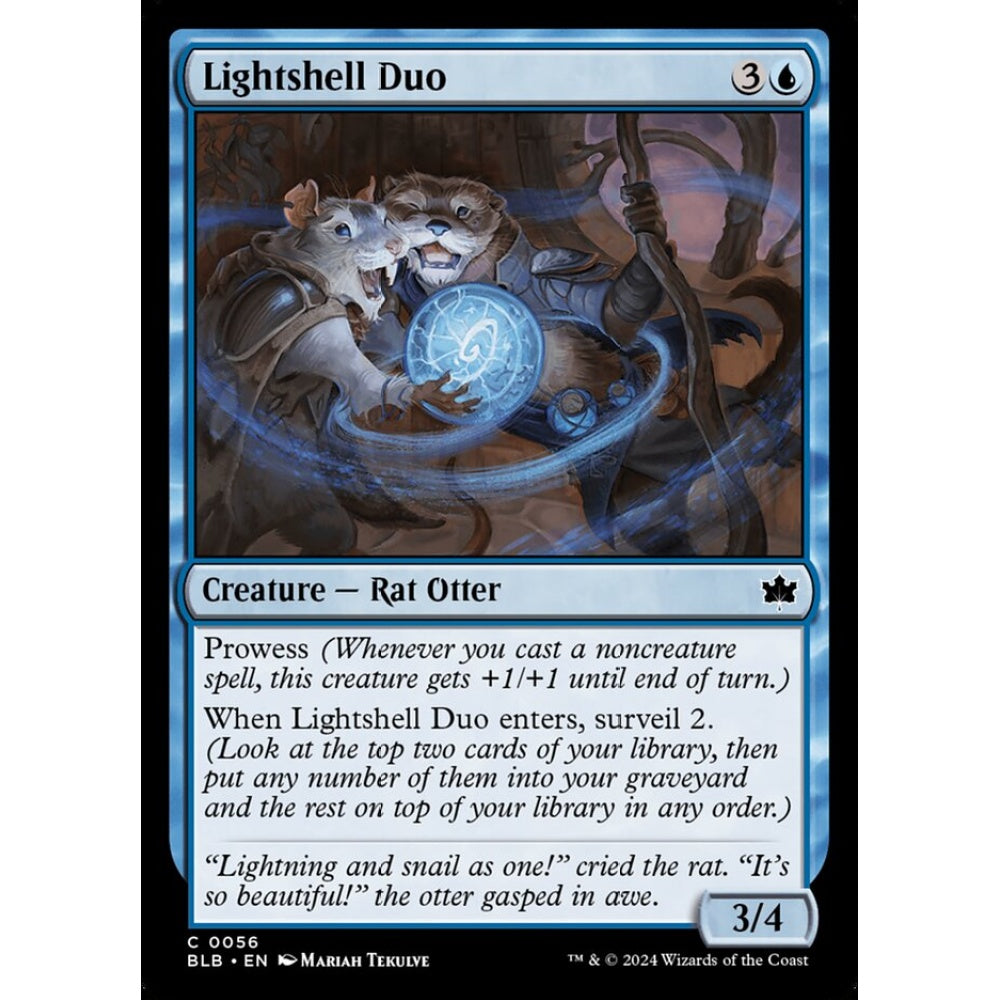 Lightshell Duo, 56, common, Magic: The Gathering, Bloomburrow