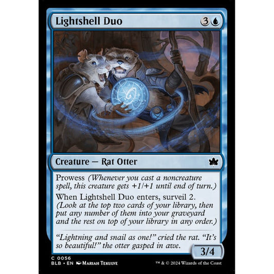 Lightshell Duo, 56, common, Magic: The Gathering, Bloomburrow