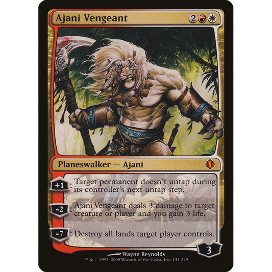 Ajani Vengeant mythic 154 Magic the Gathering Shards of Alara