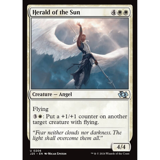 Herald of the Sun, 206, uncommon, Magic: The Gathering, Foundations Jumpstart