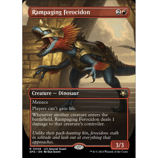 Rampaging Ferocidon rare 8 Magic the Gathering Special Guests