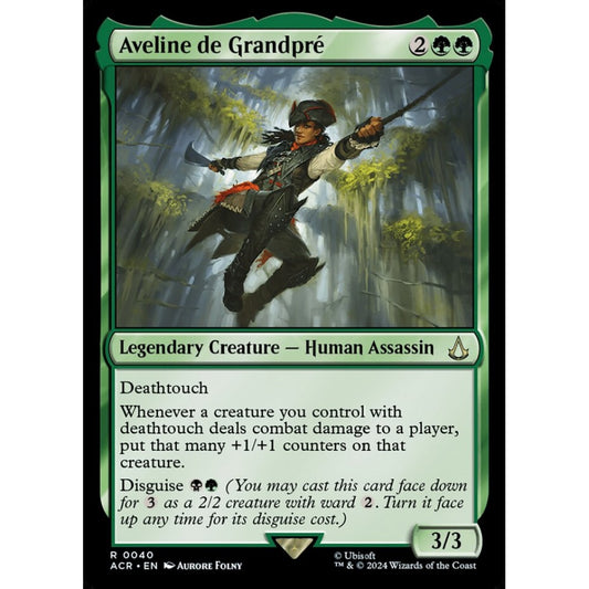 Aveline de Grandpré rare 40 Magic the Gathering Assassin's Creed