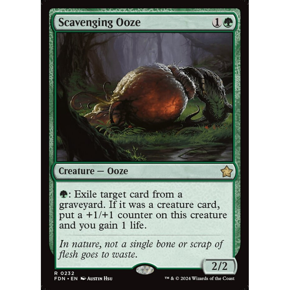 Scavenging Ooze, 232, rare, Magic: The Gathering, Foundations