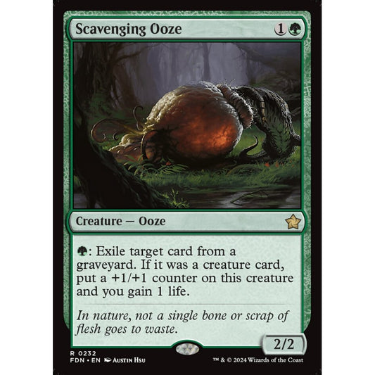 Scavenging Ooze, 232, rare, Magic: The Gathering, Foundations