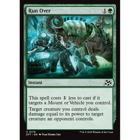 Run Over, 179, common, Magic: The Gathering, Aetherdrift