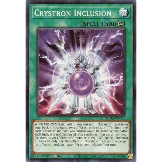 Crystron Inclusion SUDA-EN061 Common Yu-Gi-Oh Supreme Darkness
