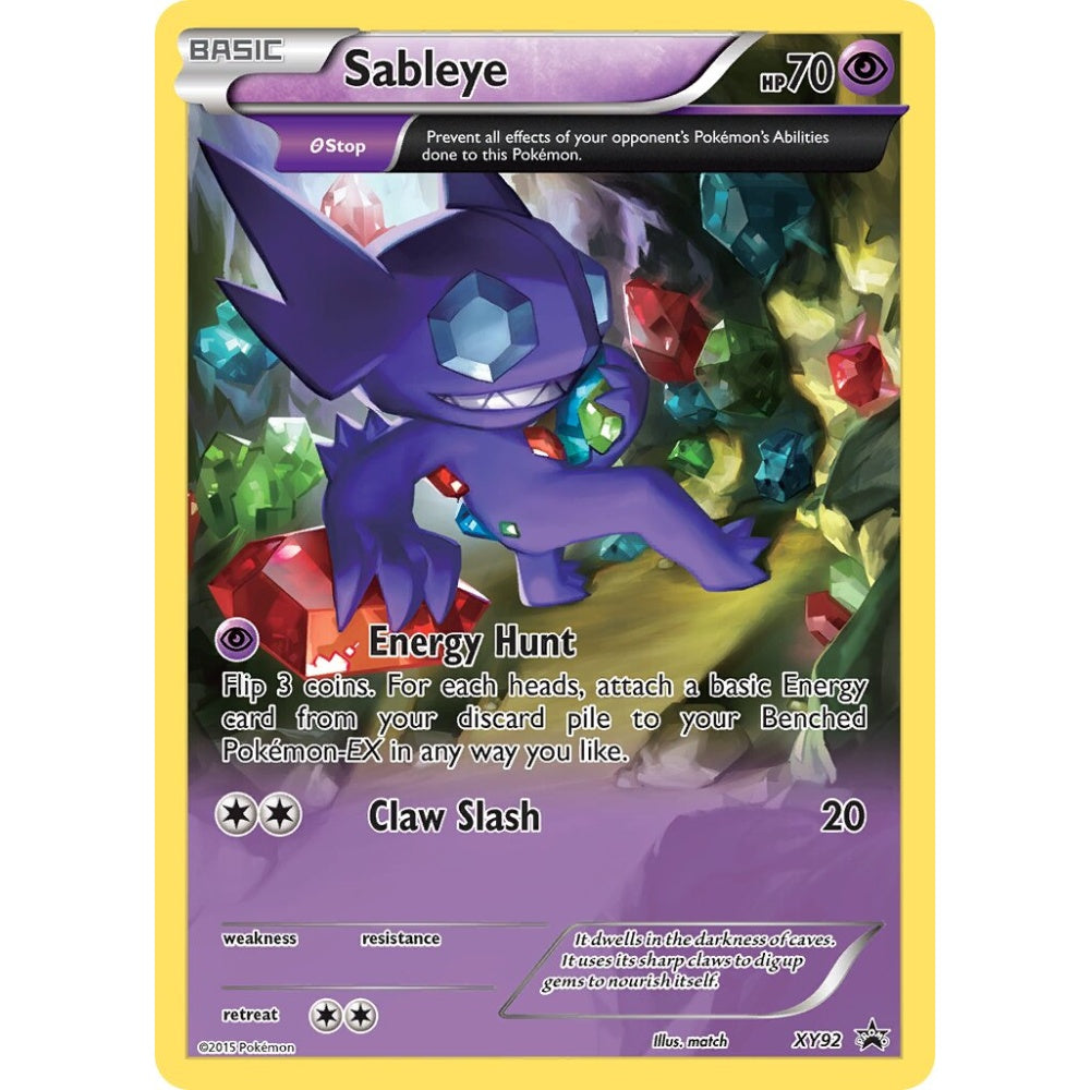 Sableye Promo XY92 Pokemon Card Game XY Promos