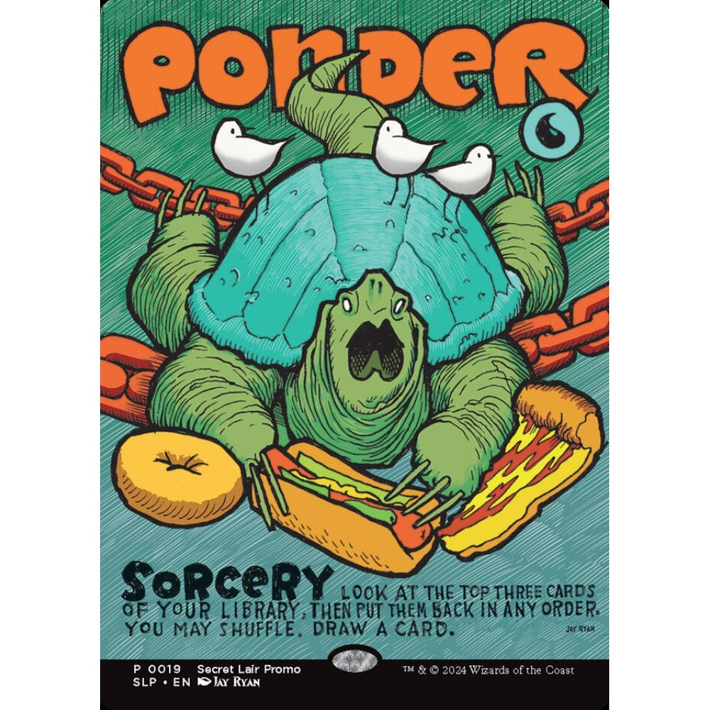 Ponder rare 19 Magic the Gathering Secret Lair Showdown