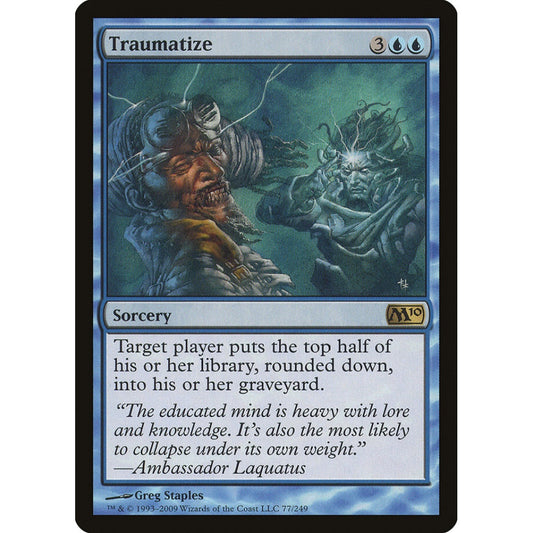 Traumatize rare 77 Magic the Gathering Magic 2010