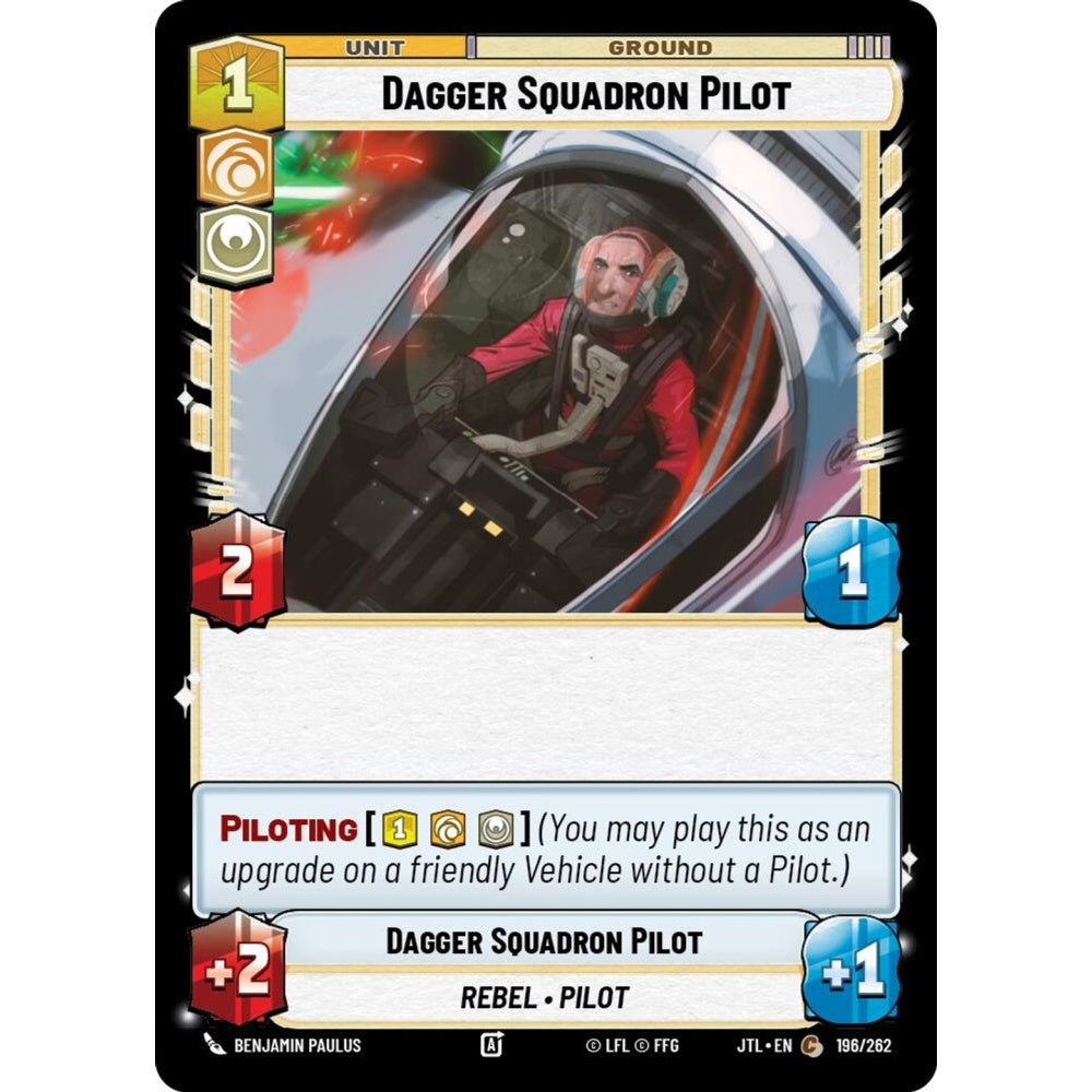 Dagger Squadron Pilot, C, JTL 196), Star Wars Unlimited