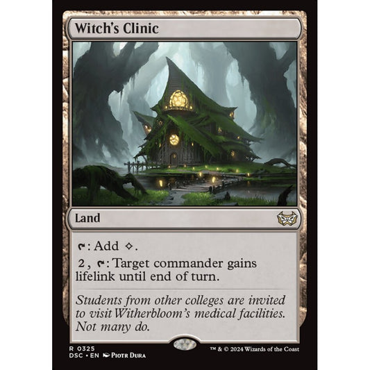 Witch's Clinic, 325, rare, Magic: The Gathering, Duskmourn: House of Horror
