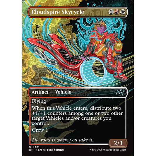 Cloudspire Skycycle, 321, uncommon, Magic: The Gathering, Aetherdrift