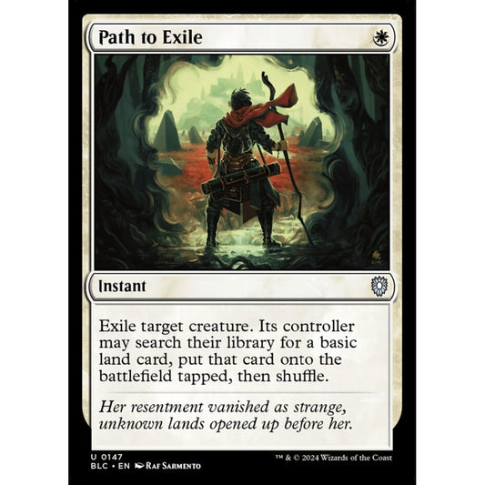 Path to Exile, 147, uncommon, Magic: The Gathering, Bloomburrow