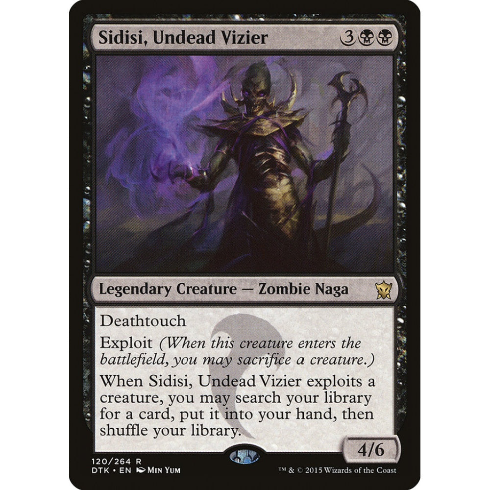 Sidisi, Undead Vizier rare 120 Magic the Gathering Dragons of Tarkir