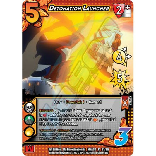 Detonation Launcher, 21/117, C, UniVersus, MHA02 Crimson Rampage