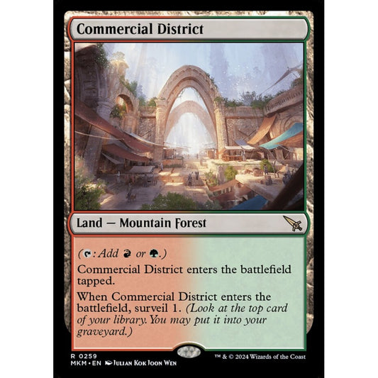 Commercial District rare 259 Magic the Gathering Murders at Karlov Manor