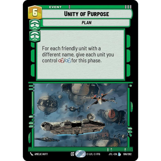 Unity of Purpose, L, JTL 106), Star Wars Unlimited