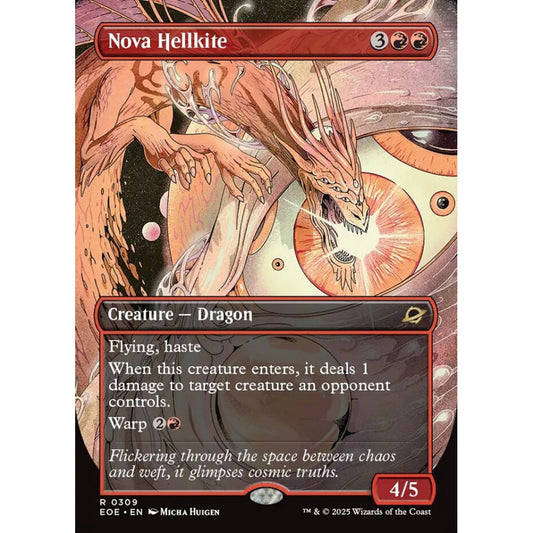 Nova Hellkite rare 309 Magic the Gathering Edge of Eternities