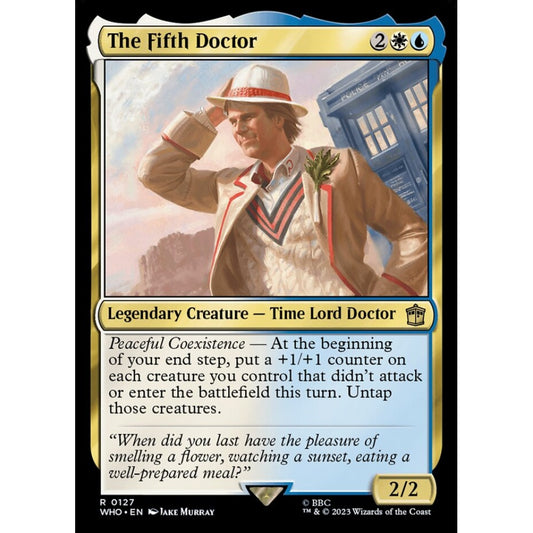 The Fifth Doctor rare 127 Magic the Gathering Doctor Who