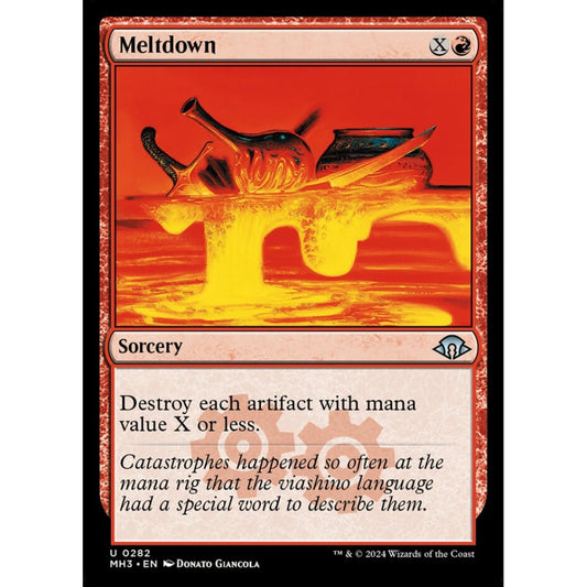 Meltdown, 282, uncommon, Magic: The Gathering, Modern Horizons 3