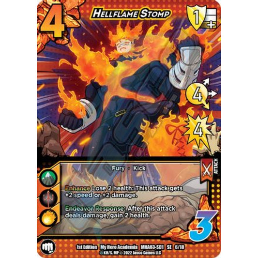 Hellflame Stomp, 6/18, SE, UniVersus, MHA03 Heroes Clash