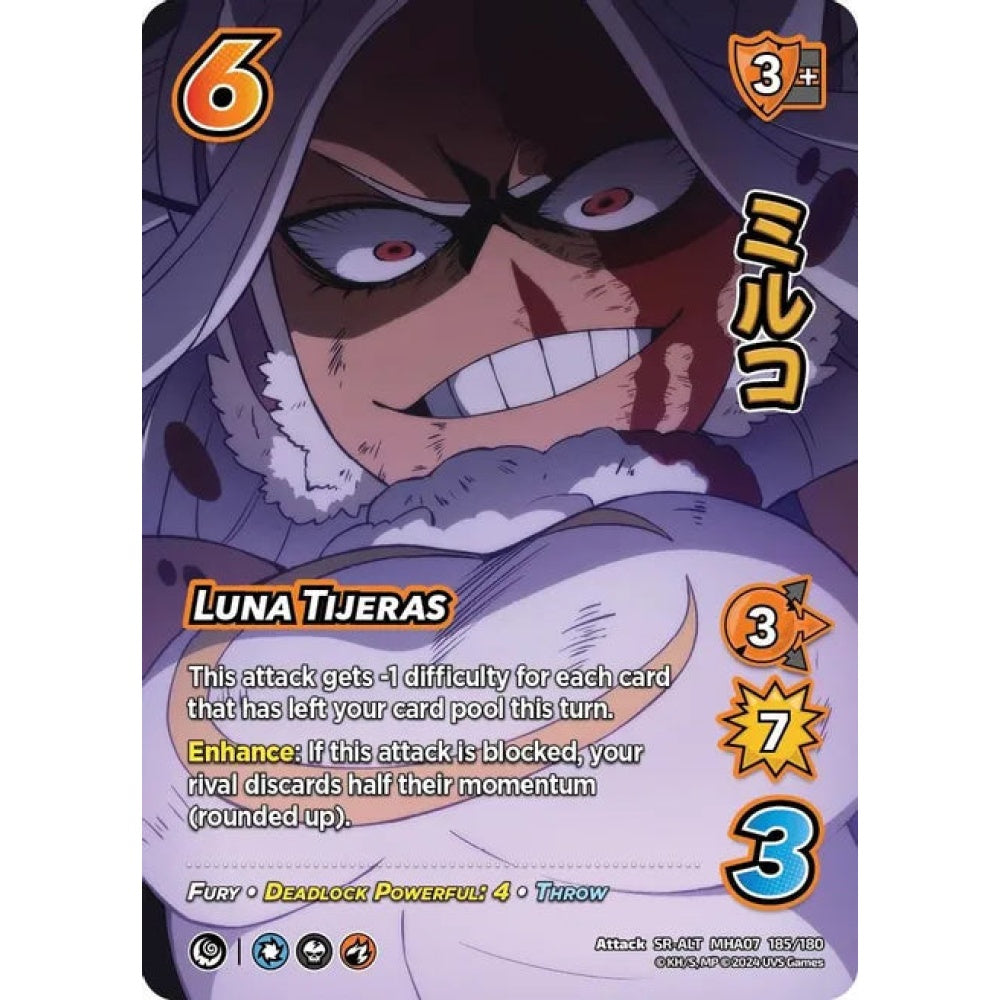 Luna Tijeras, 185/180, SR-ALT, UniVersus, MHA07 Girl Power