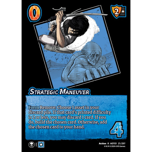 Strategic Maneuver, 21/297, R, UniVersus, Attack on Titan: Battle for Humanity
