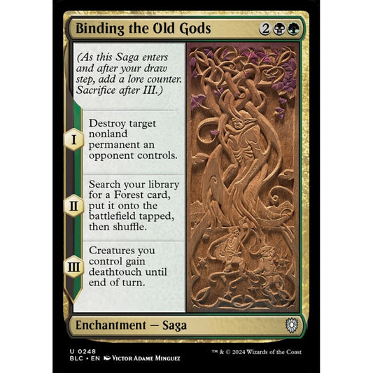 Binding the Old Gods, 248, uncommon, Magic: The Gathering, Bloomburrow