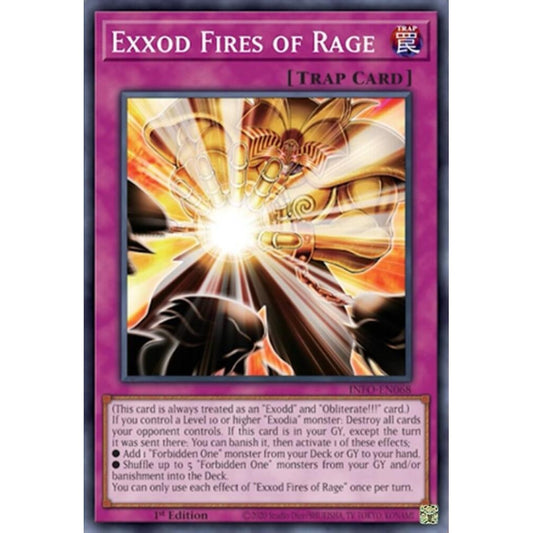 Exxod Fires of Rage INFO-EN068 Super Yu-Gi-Oh The Infinite Forbidden