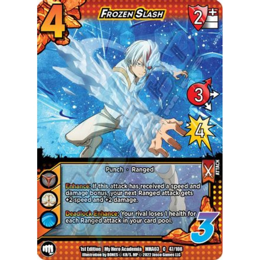 Frozen Slash, 47/108, C, UniVersus, MHA03 Heroes Clash