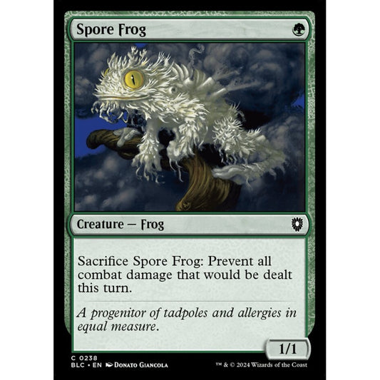 Spore Frog, 238, common, Magic: The Gathering, Bloomburrow