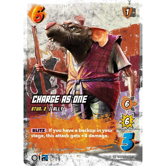 Charge as One 164/186 TMNT01 Universus Teenage Mutant Ninja Turtles Attack UR